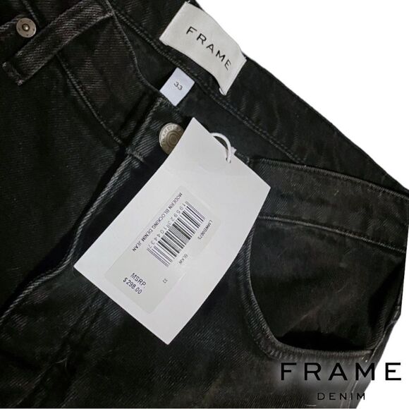 FRAME **NWT** Black Modern Blocking Jeans - Picture 2 of 5